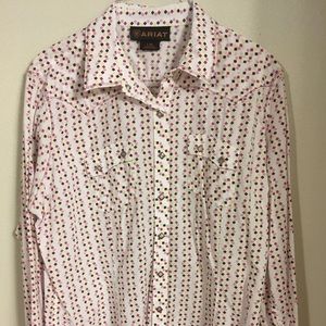 ARIAT Long Sleeve Western Shirt L